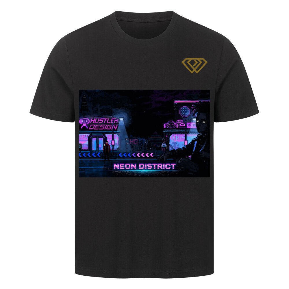 Streetwear T-Shirt Unisex – NEON DISTRICT (HD1) - Hustler Design