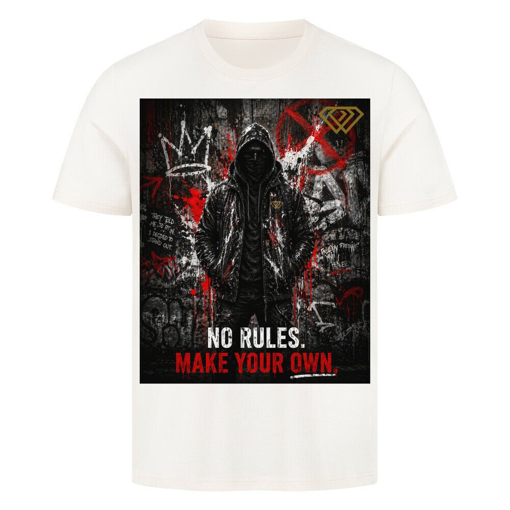 Streetwear T-Shirt Unisex – NO RULES MAKE YOUR OWN (HD3) - Hustler Design