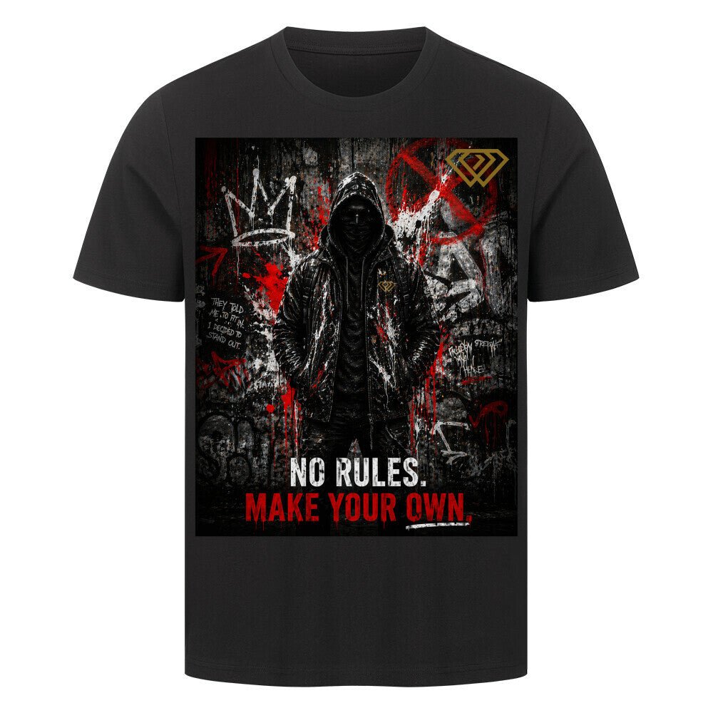 Streetwear T-Shirt Unisex – NO RULES MAKE YOUR OWN (HD3) - Hustler Design