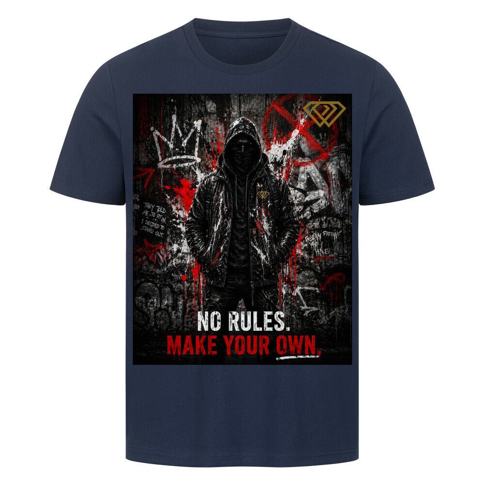 Streetwear T-Shirt Unisex – NO RULES MAKE YOUR OWN (HD3) - Hustler Design