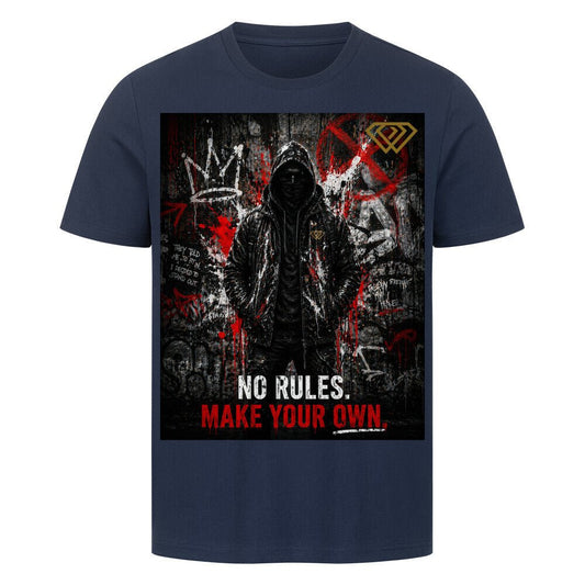 Streetwear T-Shirt Unisex – NO RULES MAKE YOUR OWN (HD3) - Hustler Design