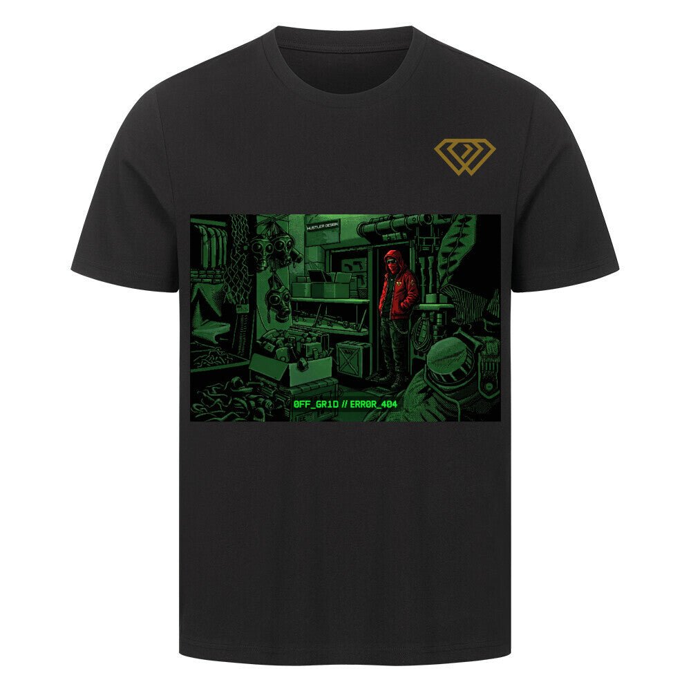 Streetwear T-Shirt Unisex – OFF GRID// ERROR 404 (HD1) - Hustler Design