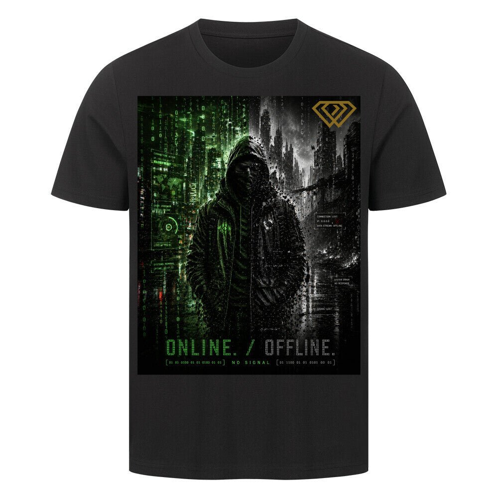 Streetwear T-Shirt Unisex – ONLINE/OFFLINE (HD3) - Hustler Design
