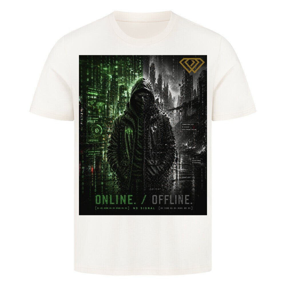 Streetwear T-Shirt Unisex – ONLINE/OFFLINE (HD3) - Hustler Design