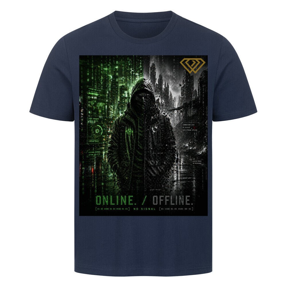 Streetwear T-Shirt Unisex – ONLINE/OFFLINE (HD3) - Hustler Design