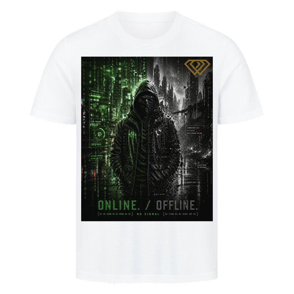 Streetwear T-Shirt Unisex – ONLINE/OFFLINE (HD3) - Hustler Design