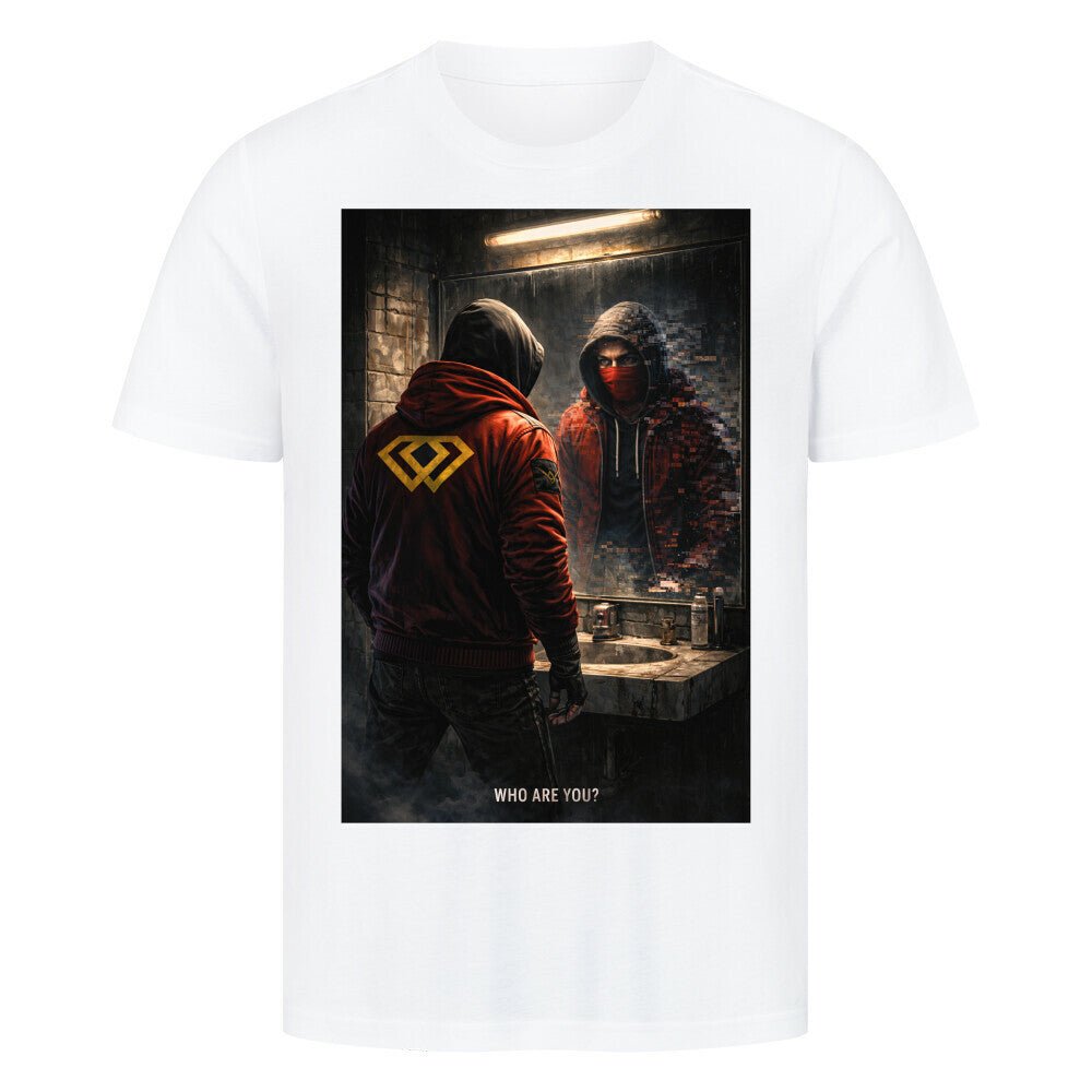 Streetwear T-Shirt Unisex – WHO ARE YOU (HD3) - Hustler Design