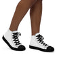 Women’s high top canvas shoes - Hustler Design